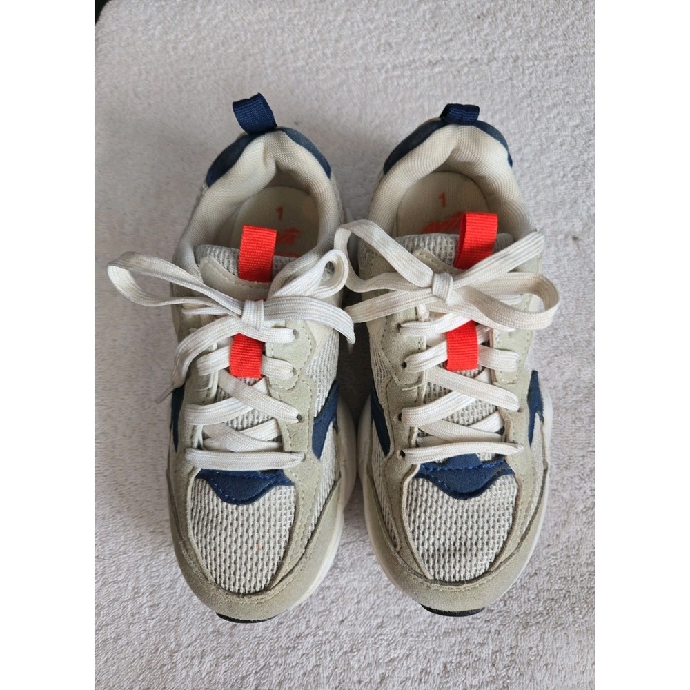 Avia Sneakers Size 1 Tan, Blue, Orange